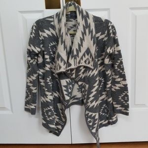 Graphic Print Cardigan